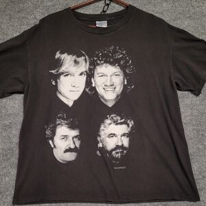Men's Graphic T-Shirt - Black MOODY BLUES Vintage BROCKUM